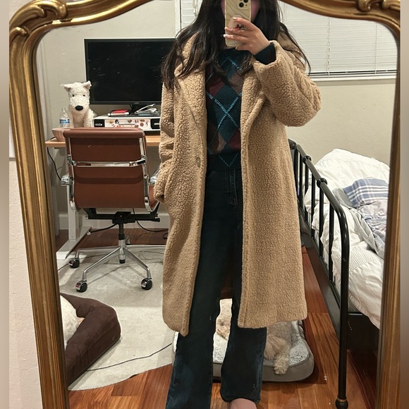Aritzia wool and cashmere teddy coat - Picture 7 of 9